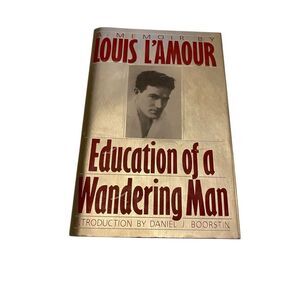 Education Of A Wandering Man By Louis L Amour Western Hardcover Book Vintage